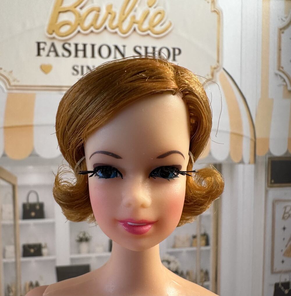 VTG #1163 Stacey TNT 1969 Twist 'N Turn Titian Flip Vintage Barbie Copper